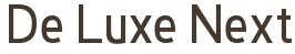 De Luxe Next Font