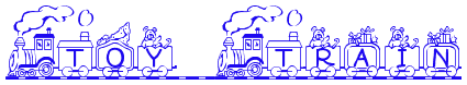 Toy Train Font