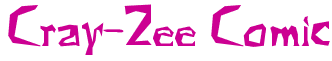 Cray-Zee Comic Font
