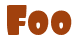 Foo Font