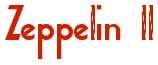 Zeppelin 2 Font