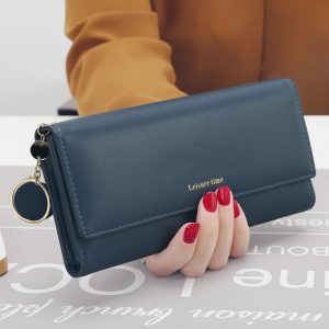 PU leather Long Multi-functional Wallet Clutch Purse