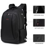 Anti Theft Nylon 27L Men 15.6″ Laptop Backpack