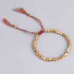 Handmade Tibetan Buddhist Copper Beads Bracelet