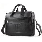 Stylish Genuine Leather Briefcase And Travel Bag