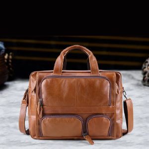 leather briefcase for men