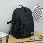 Large Capacity Nylon Unisex Student School Backpack