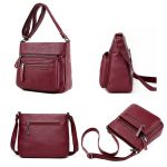 High Quality Leather Crossbody Bag for Women