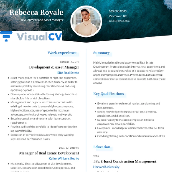 visual cv resume builder